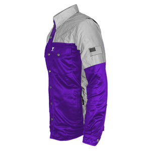 Ultra Reflective Shirt - Purple Eclipse with Pads