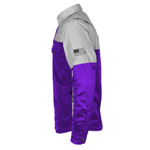 Ultra Reflective Shirt - Purple Eclipse with Pads