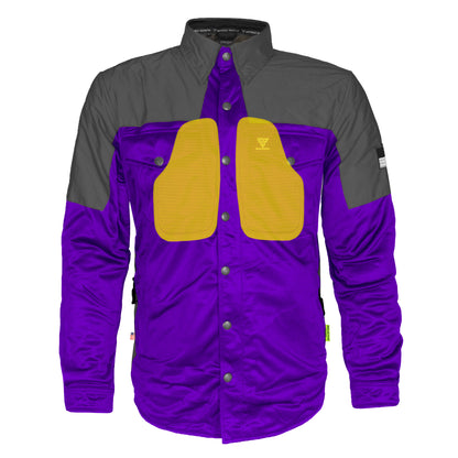 Ultra Reflective Shirt - Purple Nebula with Pads