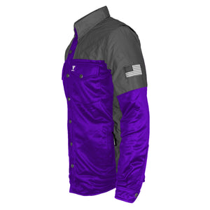 Ultra Reflective Shirt - Purple Nebula with Pads