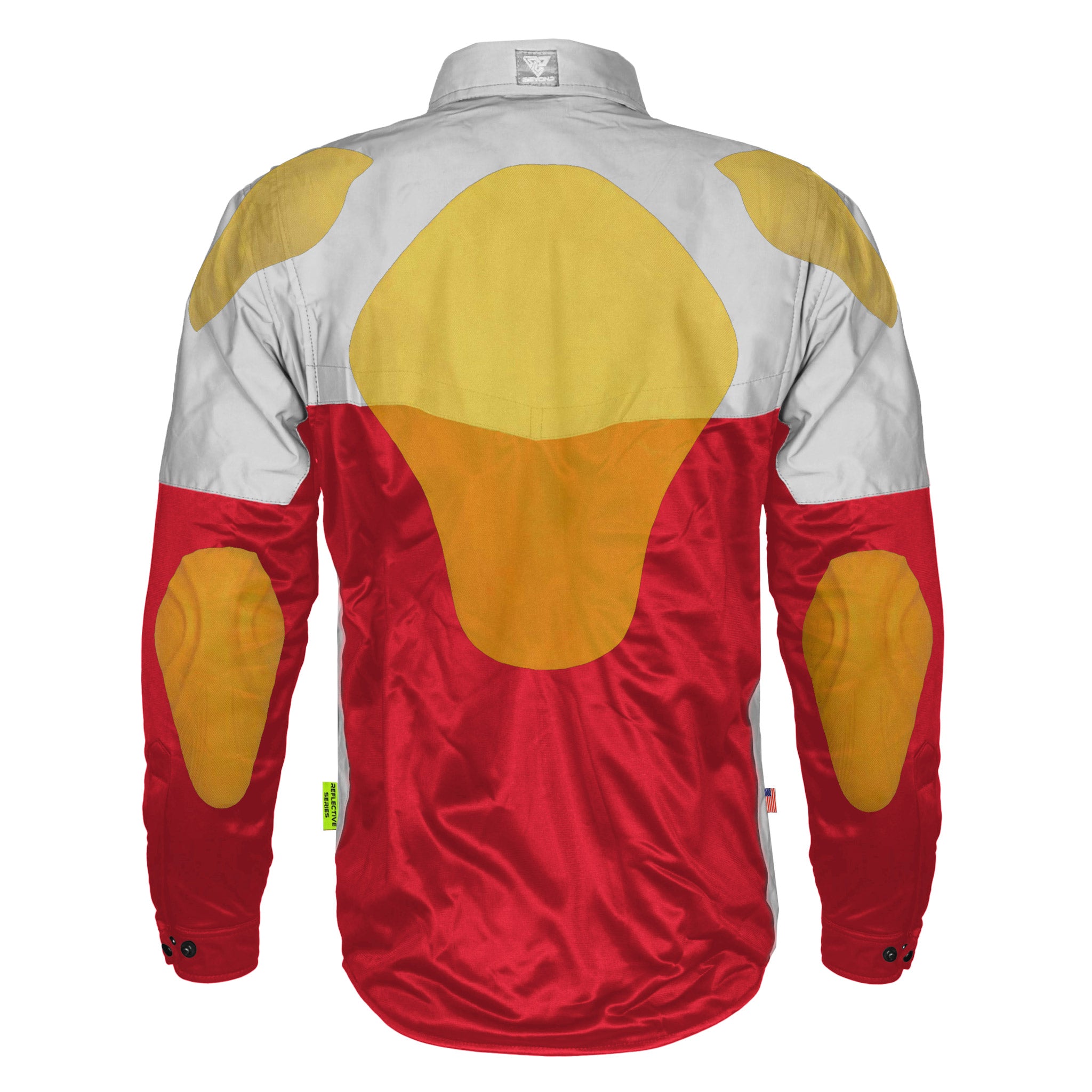 Ultra Reflective Shirt - Red Eclipse with Pads