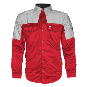 Ultra Reflective Shirt - Red Eclipse with Pads