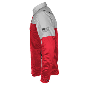 Ultra Reflective Shirt - Red Eclipse with Pads