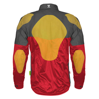 Ultra Reflective Shirt - Red Nebula with Pads