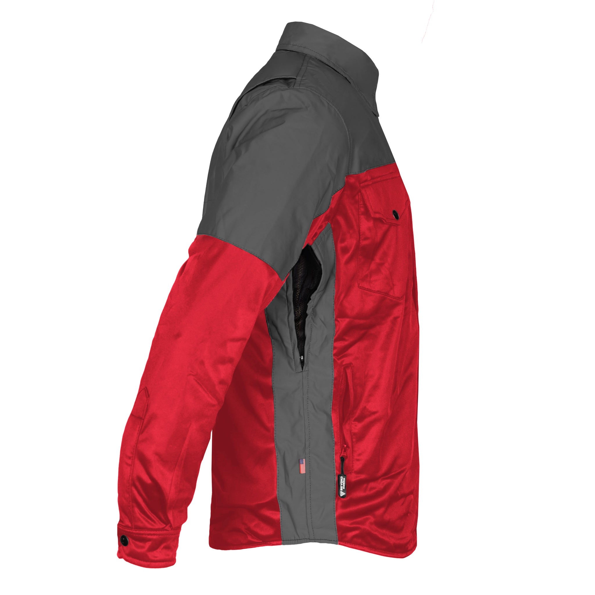 Ultra Reflective Shirt - Red Nebula with Pads