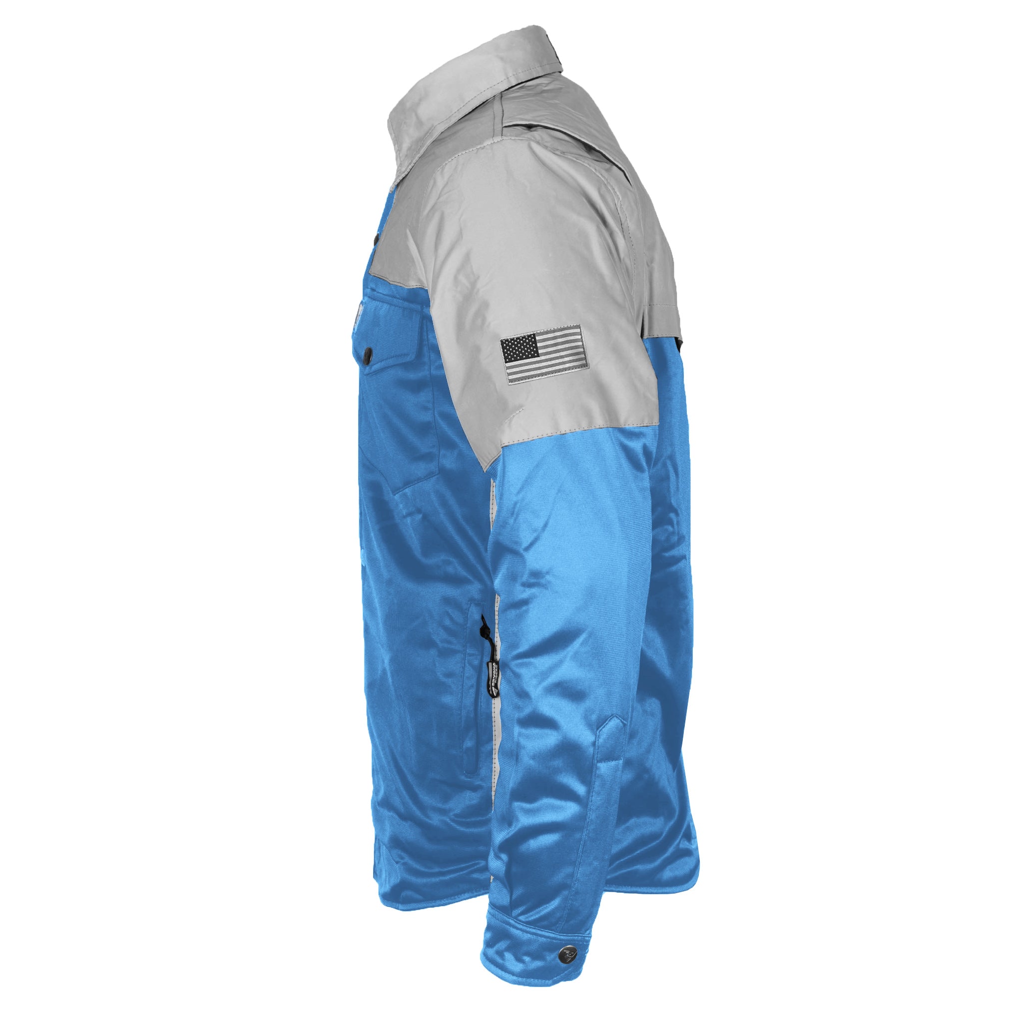 Ultra Reflective Shirt - Sky Blue Eclipse with Pads