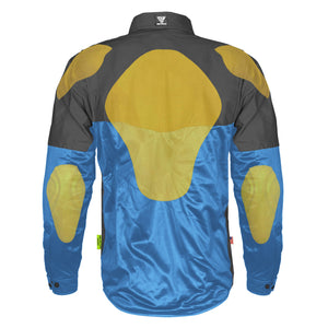 Ultra Reflective Shirt - Sky Blue Nebula with Pads