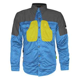 Ultra Reflective Shirt - Sky Blue Nebula with Pads