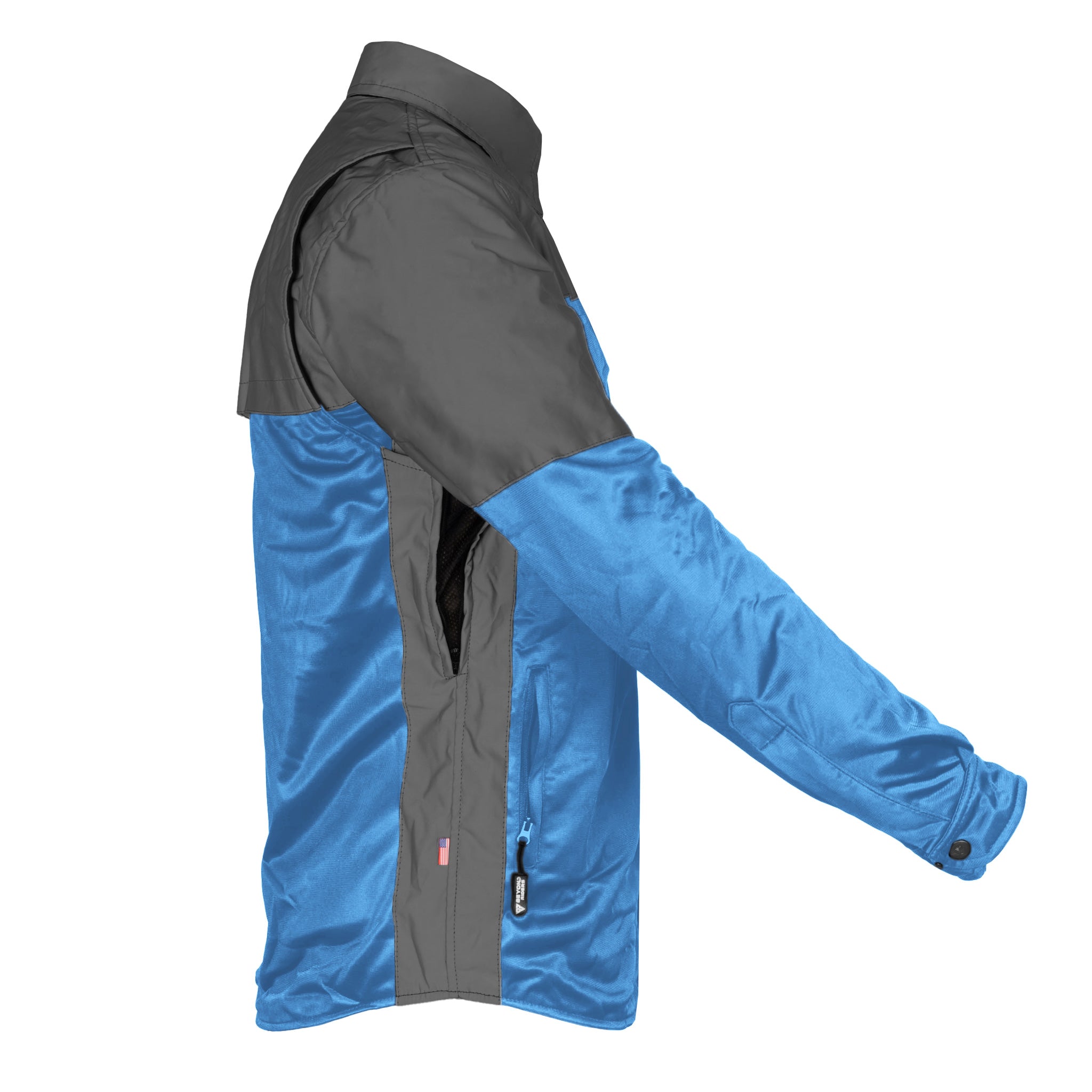 Ultra Reflective Shirt - Sky Blue Nebula with Pads