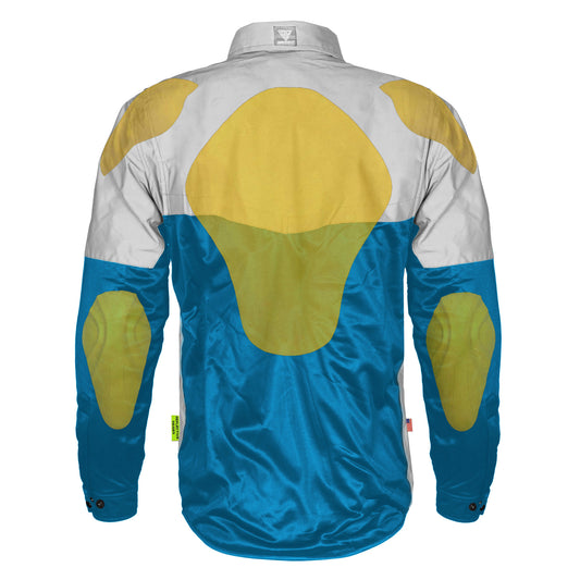 Ultra Reflective Shirt - Teal Eclipse with Pads