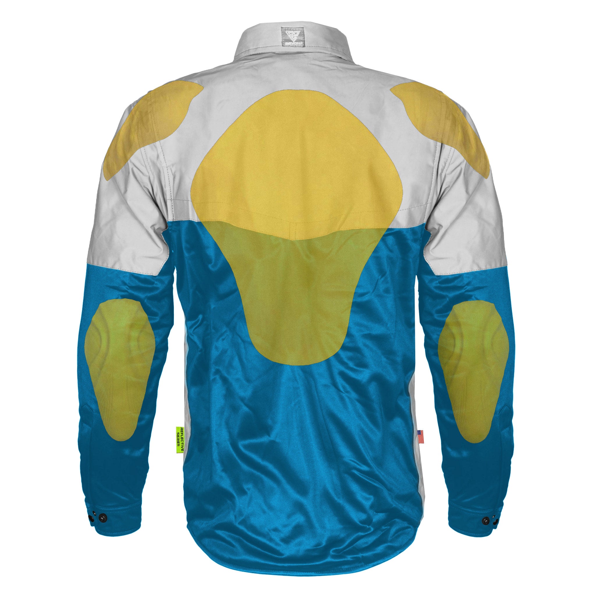 Ultra Reflective Shirt - Teal Eclipse with Pads