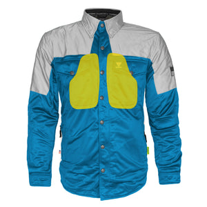 Ultra Reflective Shirt - Teal Eclipse with Pads
