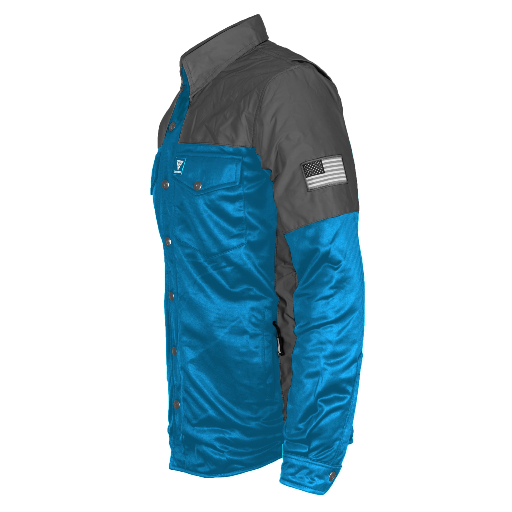 Ultra Reflective Shirt - Teal Nebula with Pads
