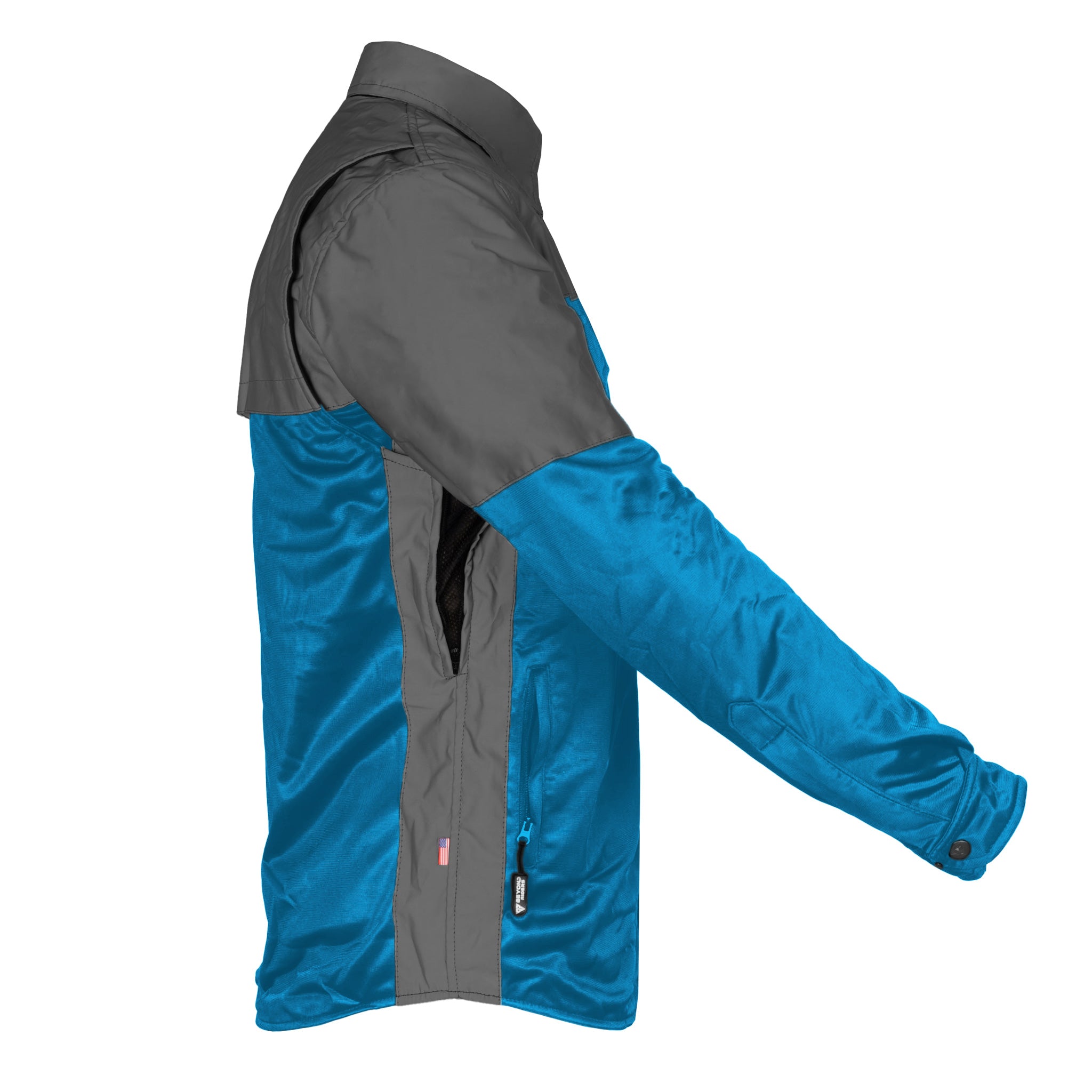 Ultra Reflective Shirt - Teal Nebula with Pads