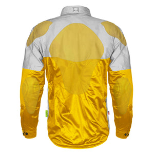 Ultra Reflective Shirt - Yellow Eclipse with Pads