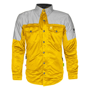 Ultra Reflective Shirt - Yellow Eclipse with Pads