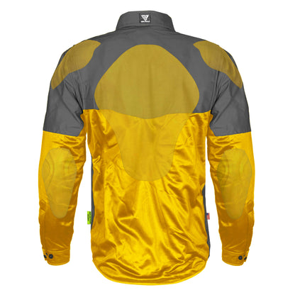 Ultra Reflective Shirt - Yellow Nebula with Pads