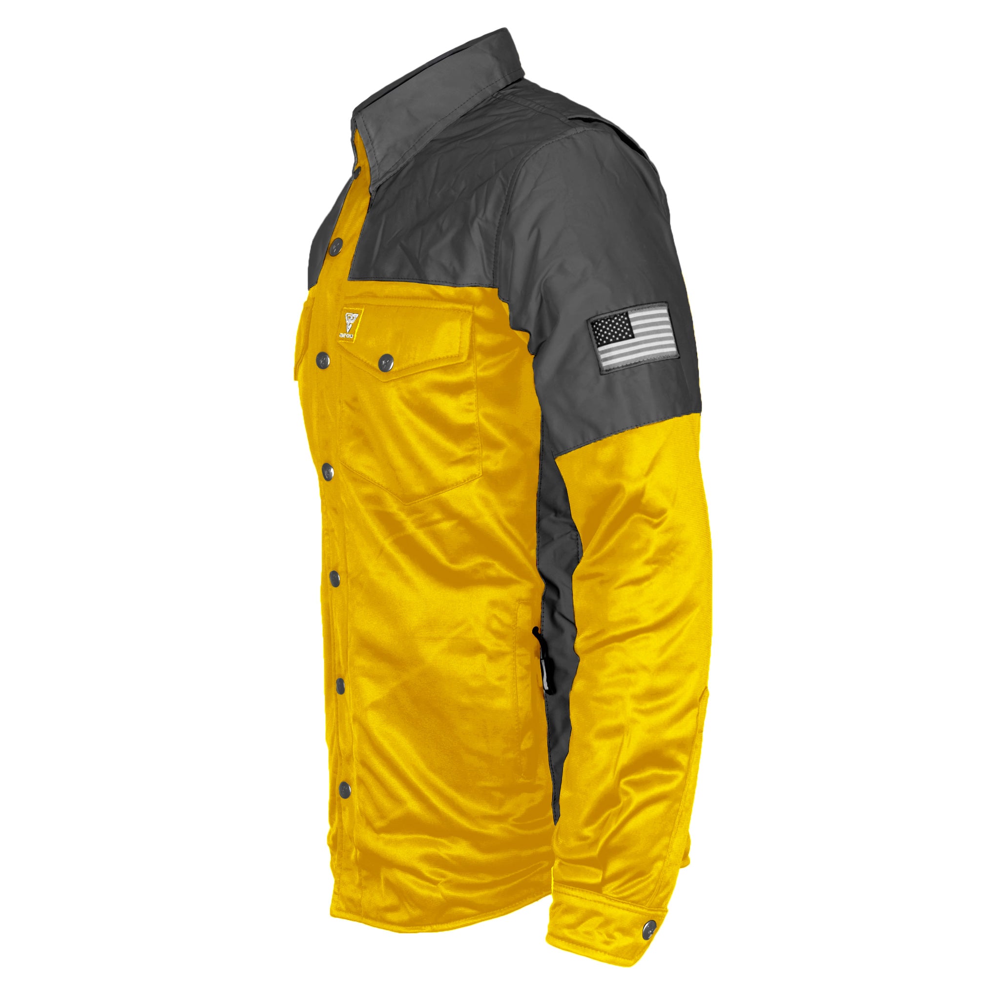 Ultra Reflective Shirt - Yellow Nebula with Pads