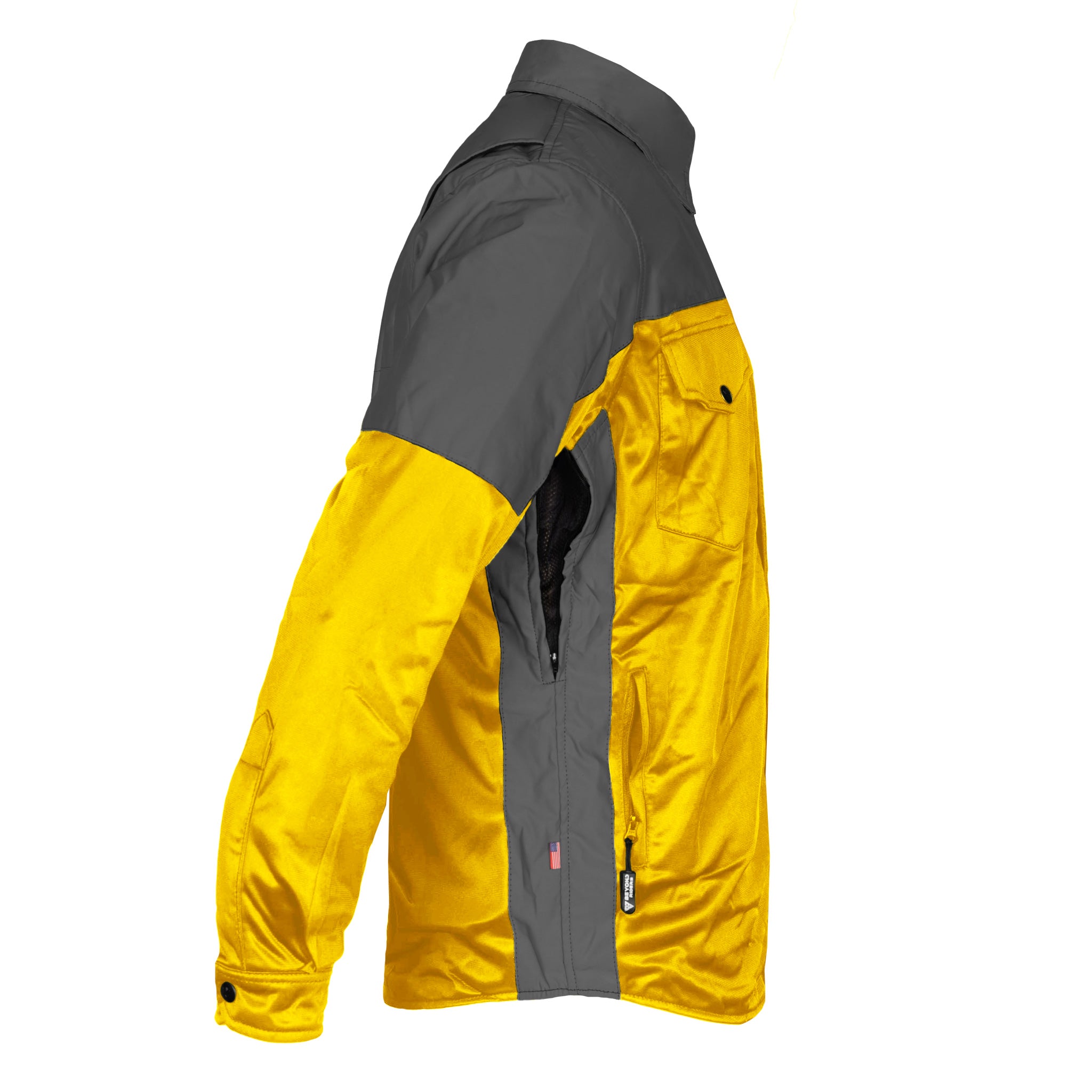 Ultra Reflective Shirt - Yellow Nebula with Pads