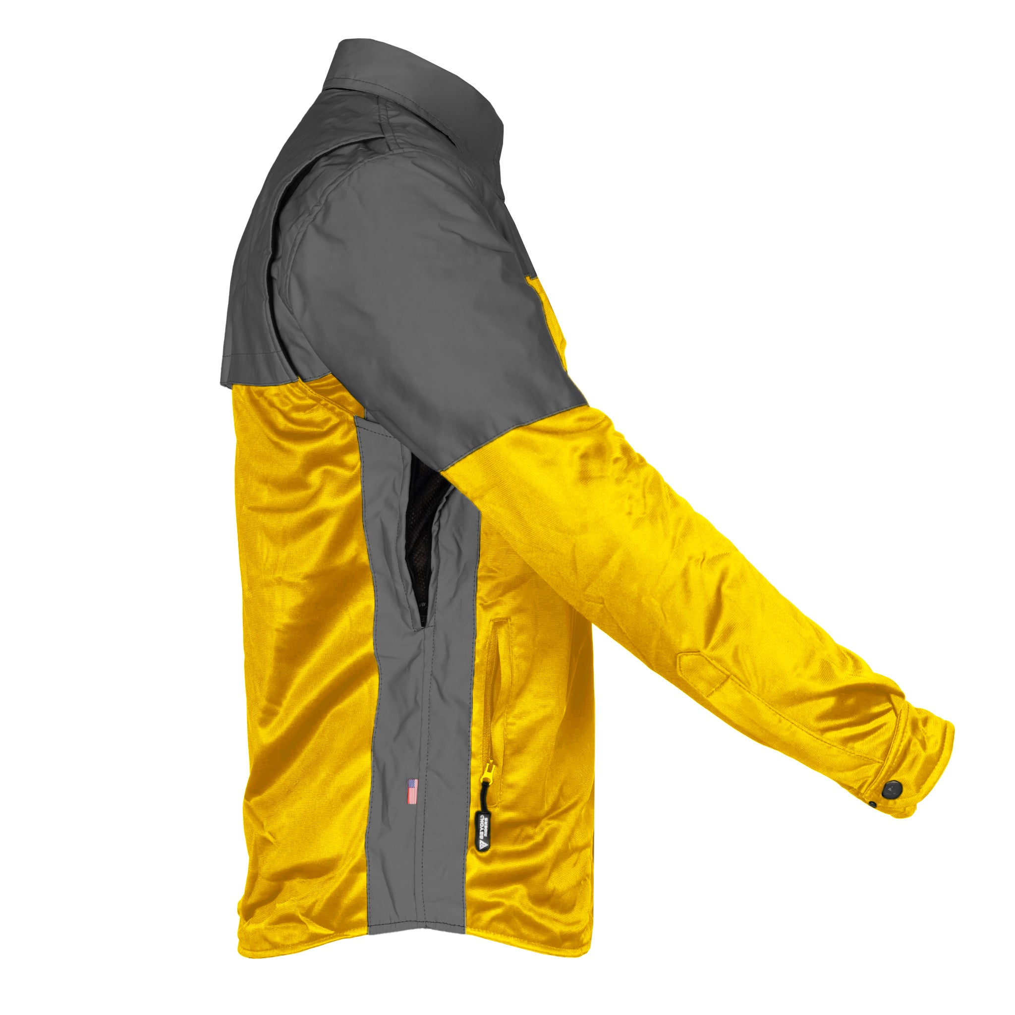 Ultra Reflective Shirt - Yellow Nebula with Pads