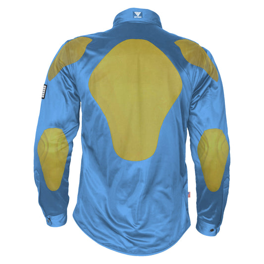 Ultra Protective Shirt - Sky Blue Solid with Pads