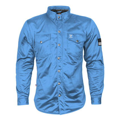 Ultra Protective Shirt - Sky Blue Solid with Pads