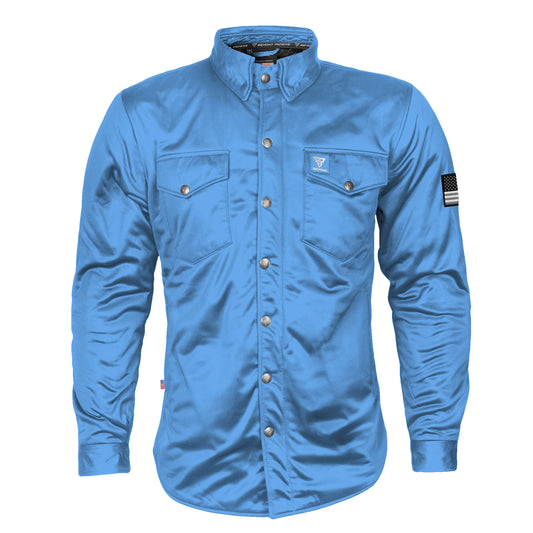 Ultra Protective Shirt - Sky Blue Solid with Pads