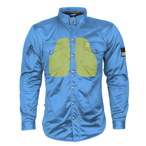 Ultra Protective Shirt - Sky Blue Solid with Pads