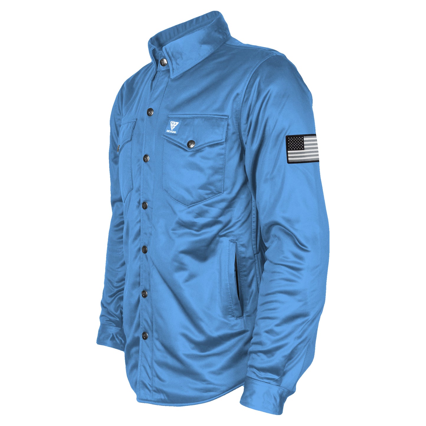 Ultra Protective Shirt - Sky Blue Solid with Pads
