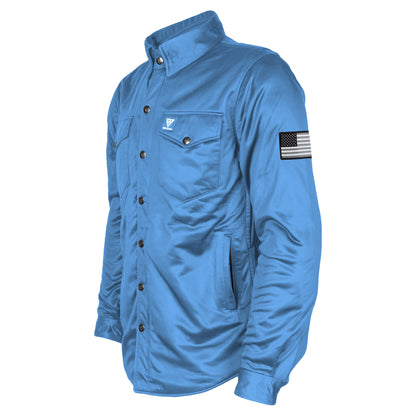 Ultra Protective Shirt - Sky Blue Solid with Pads