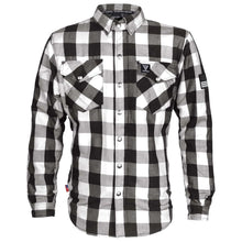Protective Flannel Shirt - Black and White Checkered