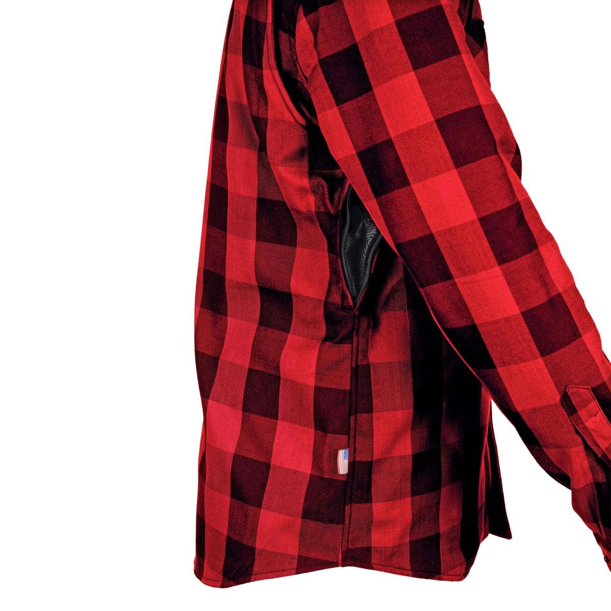 2022 Collection SALE Flannel Shirt - Red Checkered with Pads