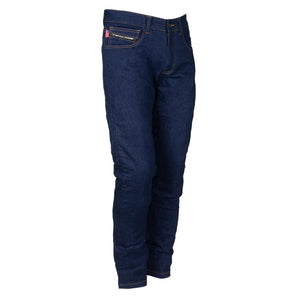 Loose Fit Protective Jeans - Blue with Pads