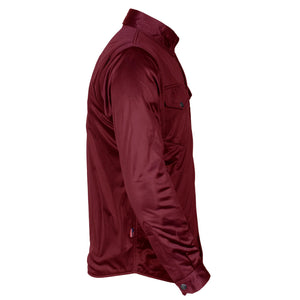 SALE Ultra Protective Shirt - Red Maroon Solid with Pads