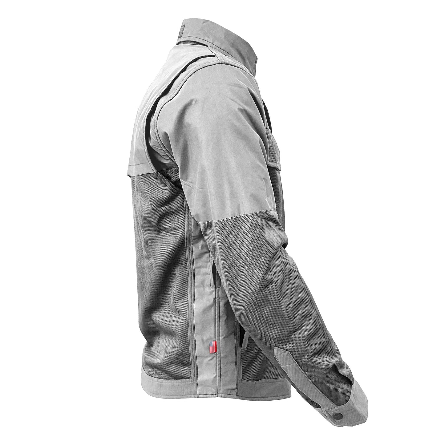 SALE Summer Mesh Reflective Shirt "Twilight Titanium" - Gray with Pads