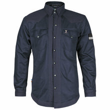 Protective Summer Mesh Shirt - Navy Blue Solid