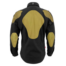 SoftShell-Winter-Mens-Jacket-Black-Matte-With-Pads-Back