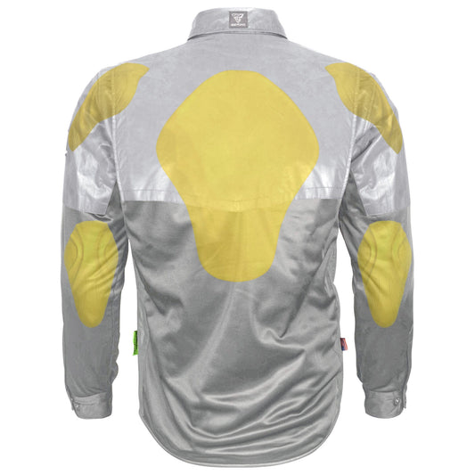 Ultra Reflective Shirt "Twilight Titanium" - Gray with Pads
