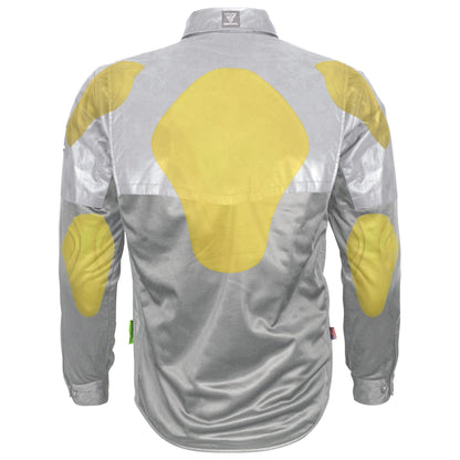 Ultra Reflective Shirt "Twilight Titanium" - Gray with Pads