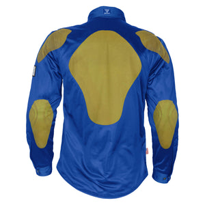 Ultra Protective Shirt - Blue Solid with Pads