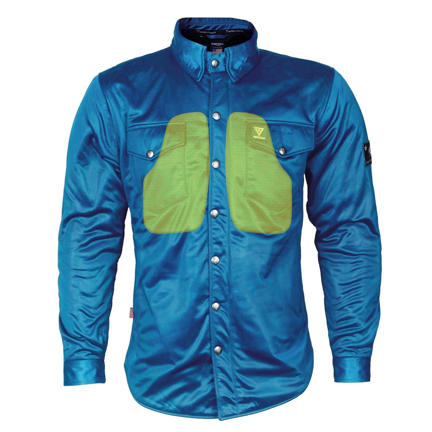 SALE Ultra Protective Shirt - Teal Solid with Pads