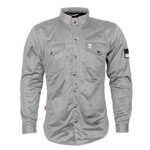 Ultra Protective Shirt - Light Gray Solid with Pads