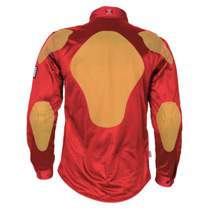 Ultra Protective Shirt - Red Solid with Pads