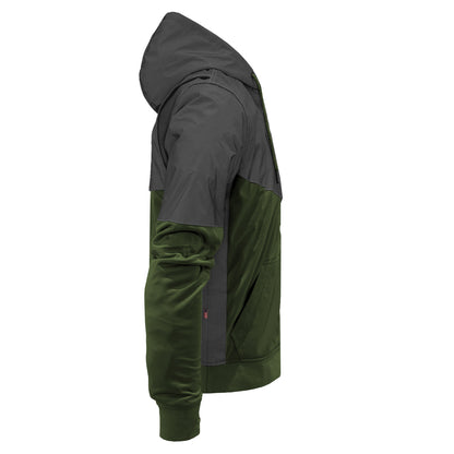 Ultra Reflective Hoodie Army Green Nebula with Pads