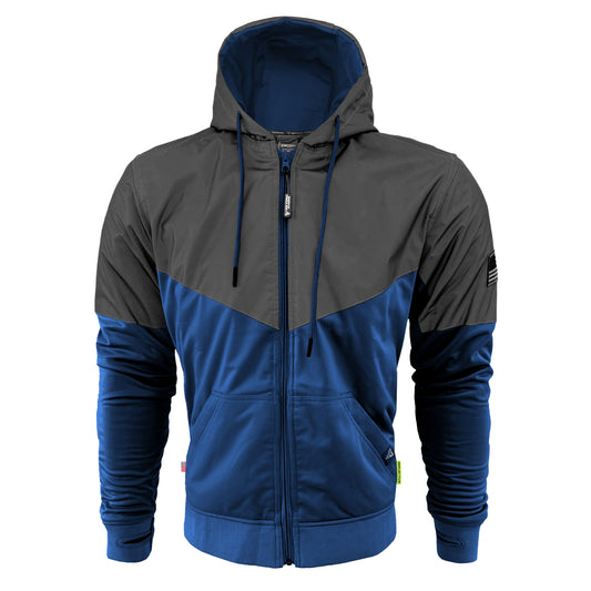 Ultra Reflective Hoodie Blue Nebula with Pads