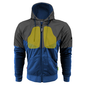 Ultra Reflective Hoodie Blue Nebula with Pads