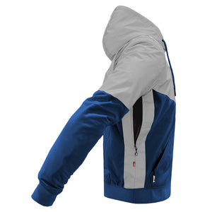 Ultra Reflective Hoodie Blue Eclipse with Pads
