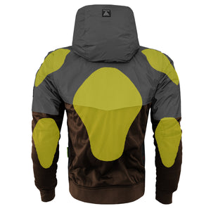 Ultra Reflective Hoodie Brown Nebula with Pads