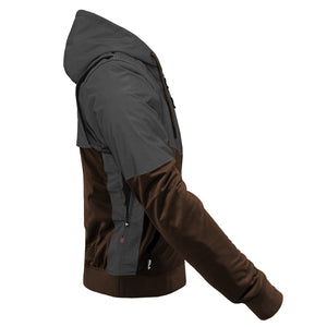 Ultra Reflective Hoodie Brown Nebula with Pads