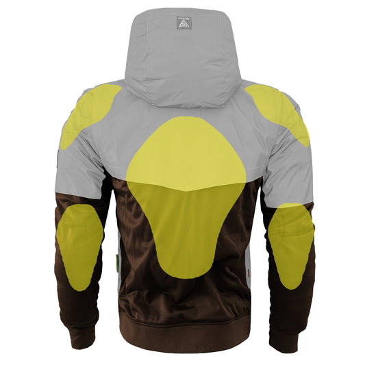 Ultra Reflective Hoodie Brown Eclipse with Pads